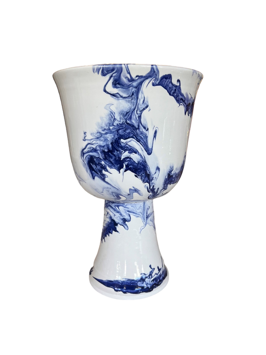 Christopher Spitzmiller Urn, Delft Blue Marble