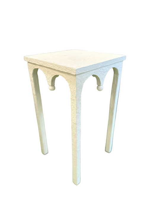 Riad White Drinks Table