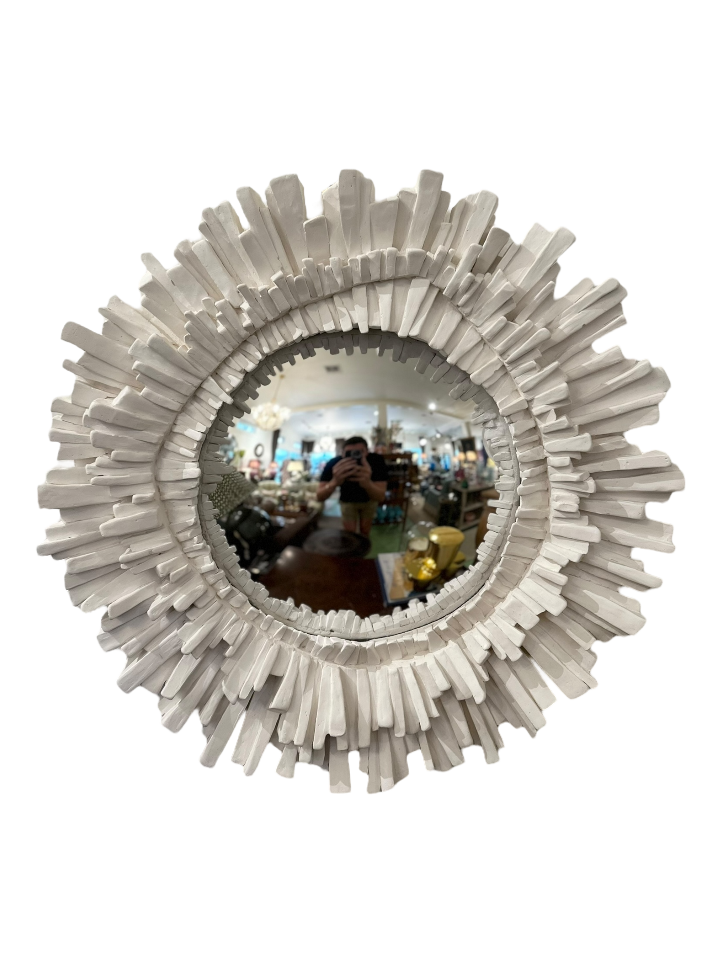 French Plaster Mirror - Elios