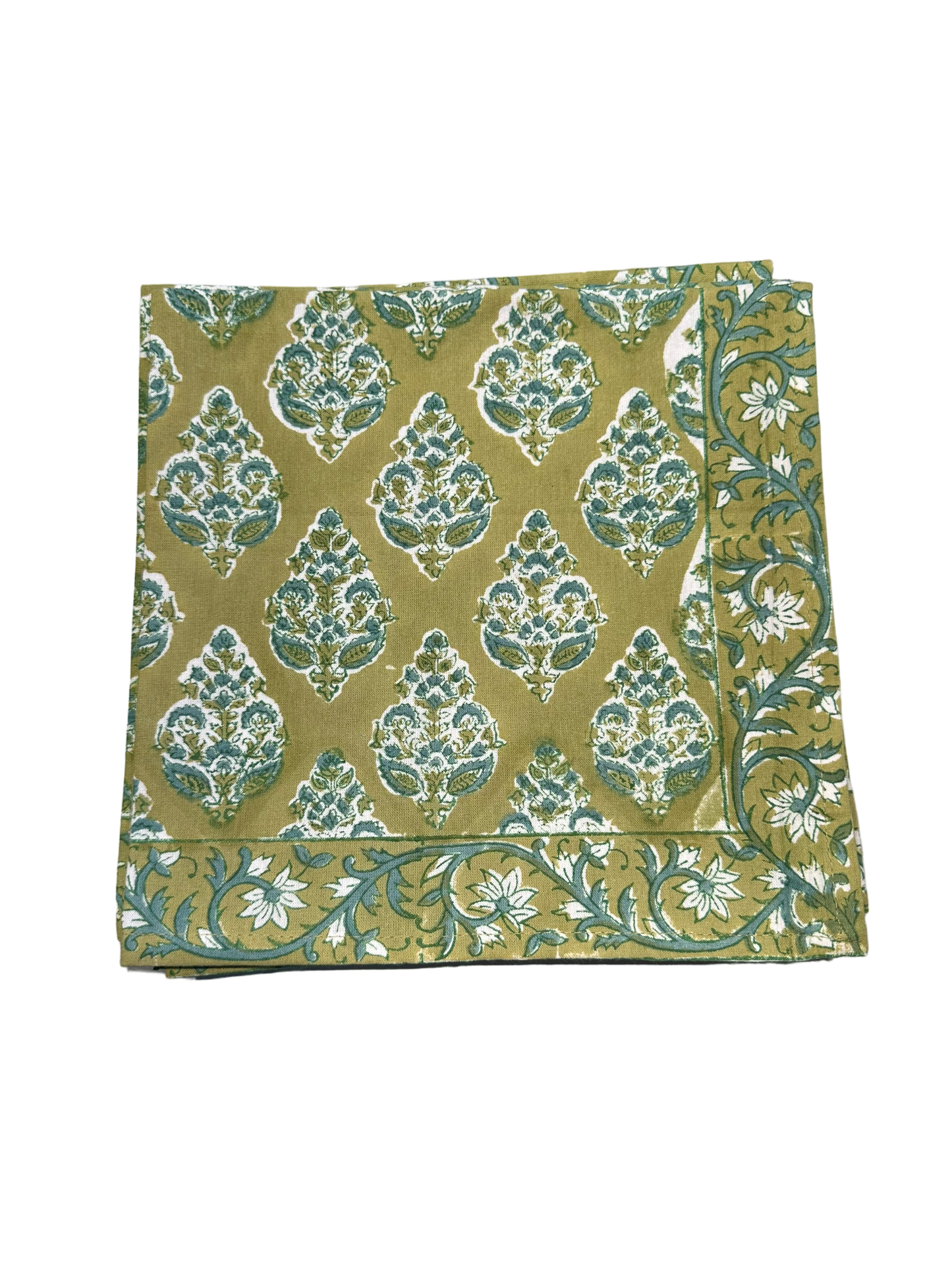 Set of 4 Block Print Napkins