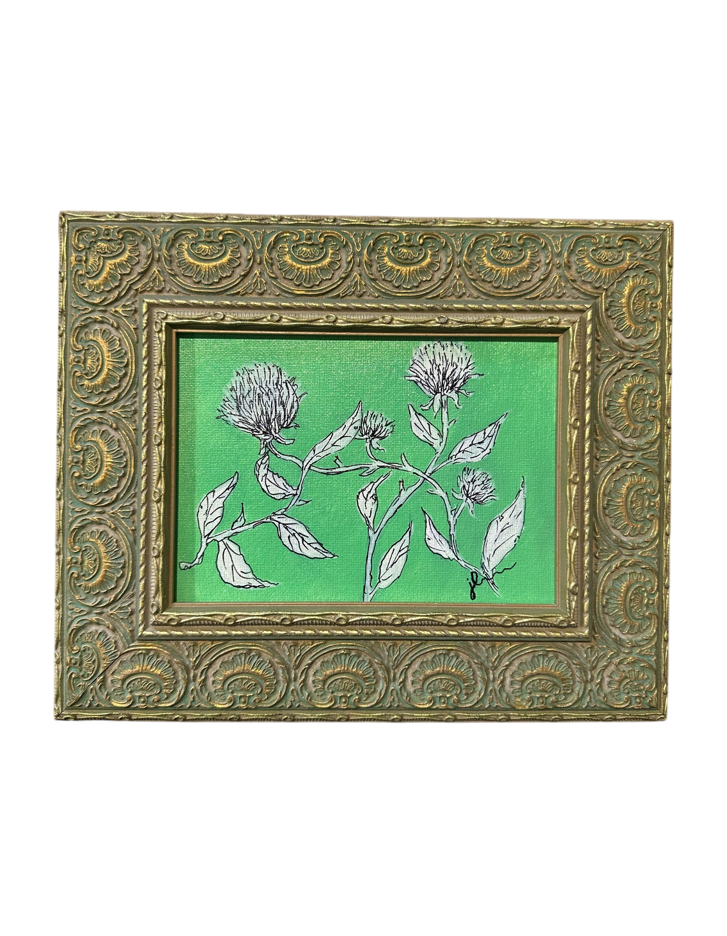 Jenn Leverett Art - Thistle