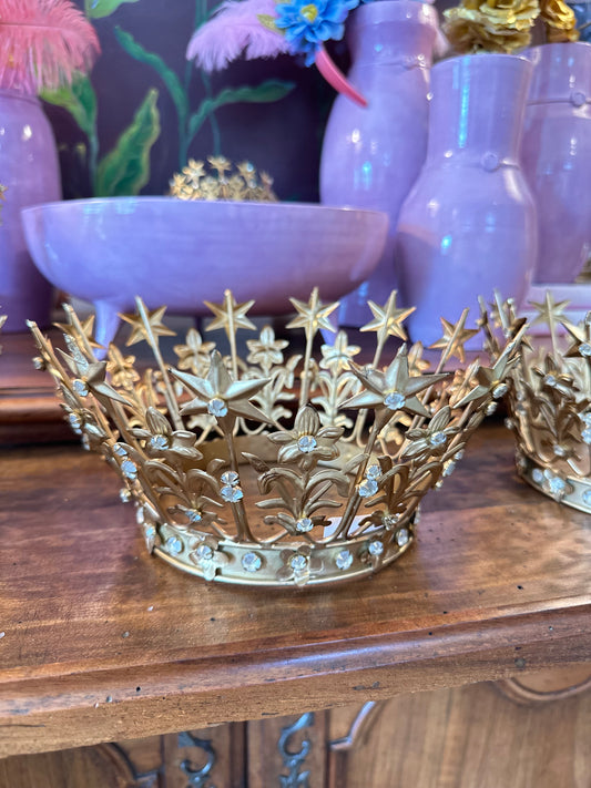 Goddess Star Crown in Gold Finish