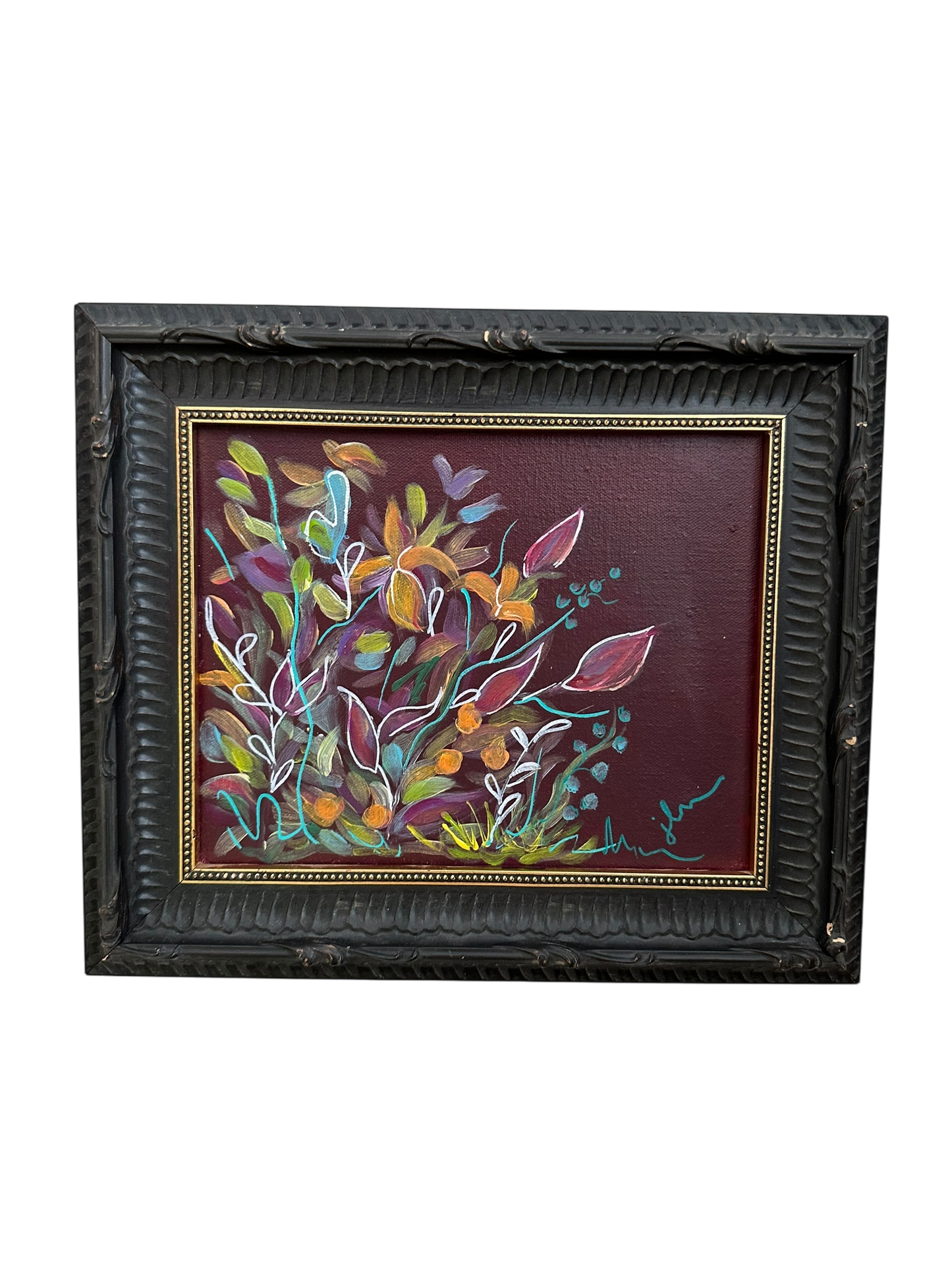 Jenn Leverett Art - Aubergine Botanical