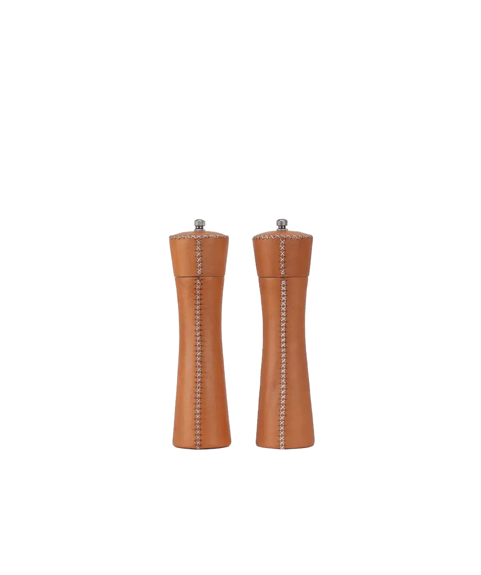 Leather Salt & Pepper Mills