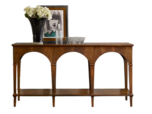 Triple Classical Console With Shelf