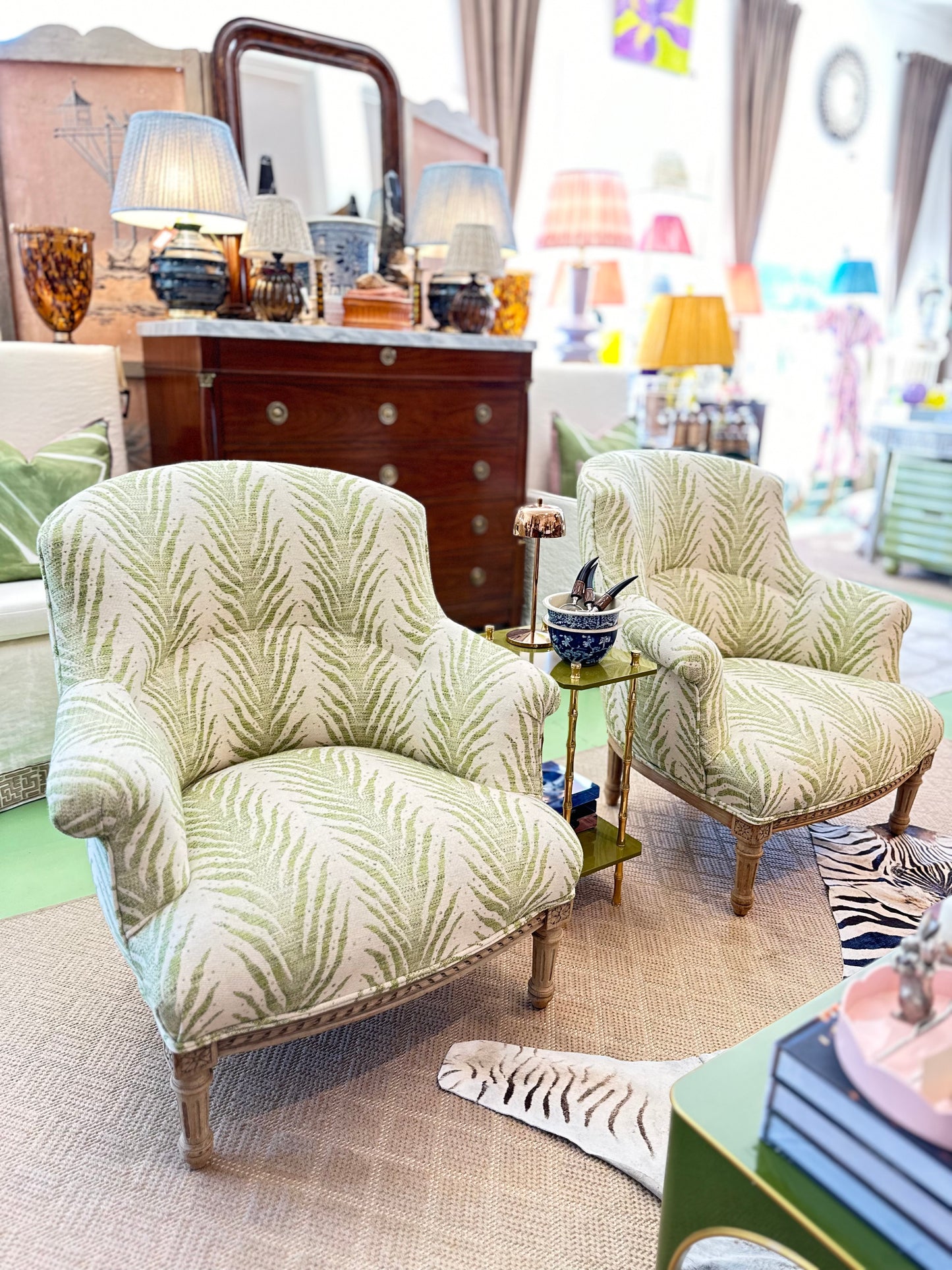 Pair of Napoleon III Armchairs