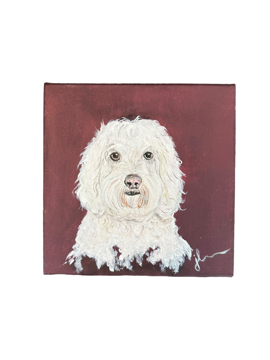 Custom Mini Pet Portrait by Jenn Leverett