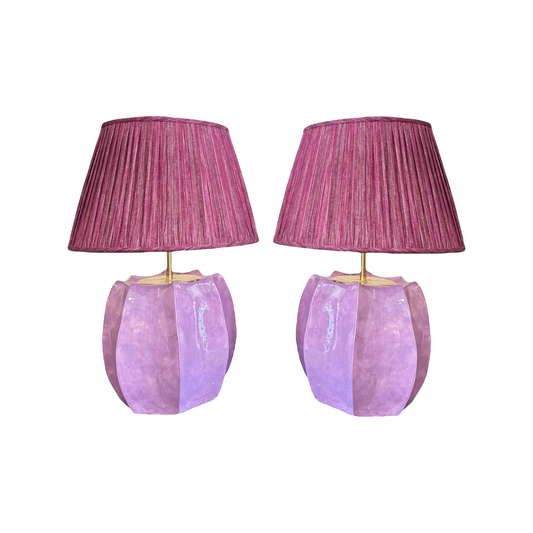 Nicholas Newcomb Acorn Lamp in Lavender