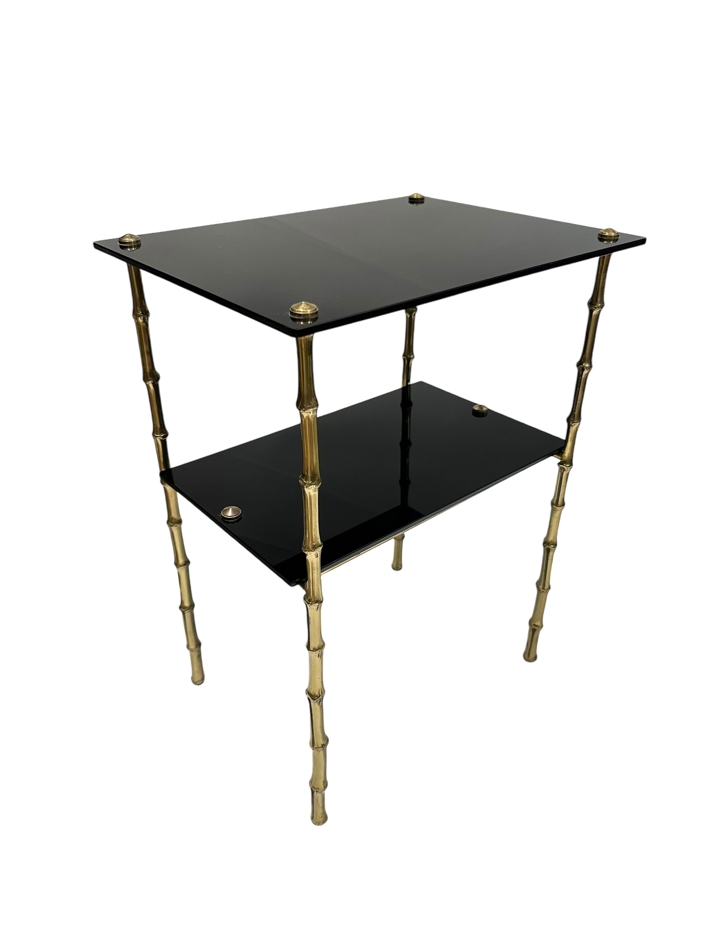 Pair of Vintage Two-Tier Side Tables