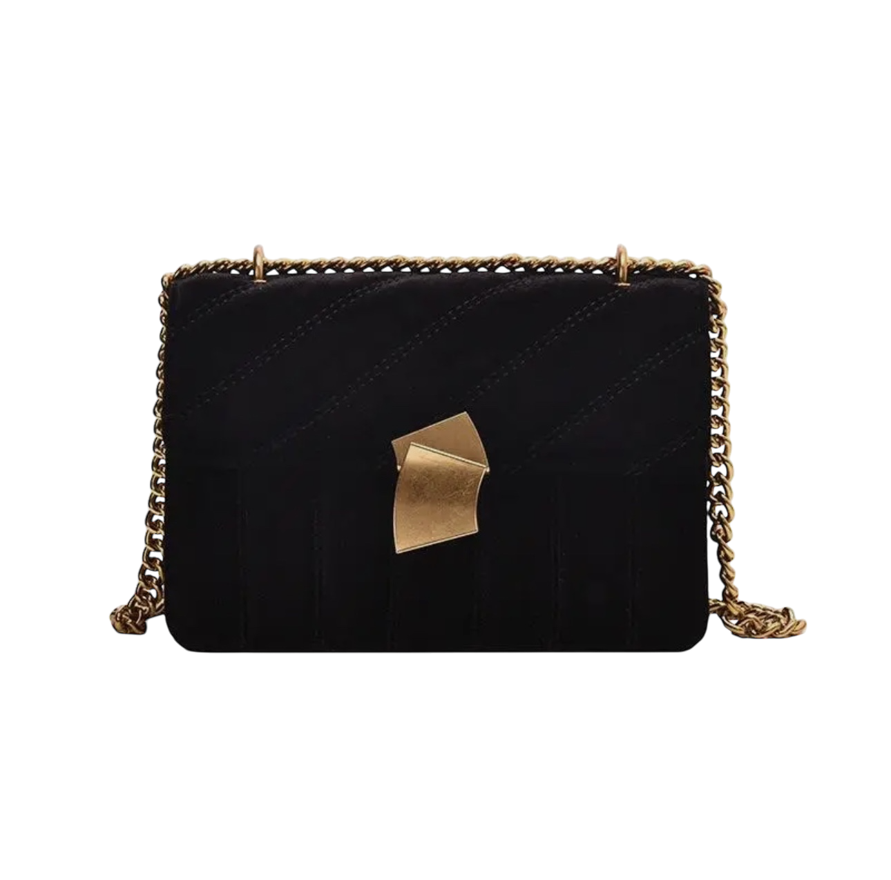 Velvet Toggle Handbag