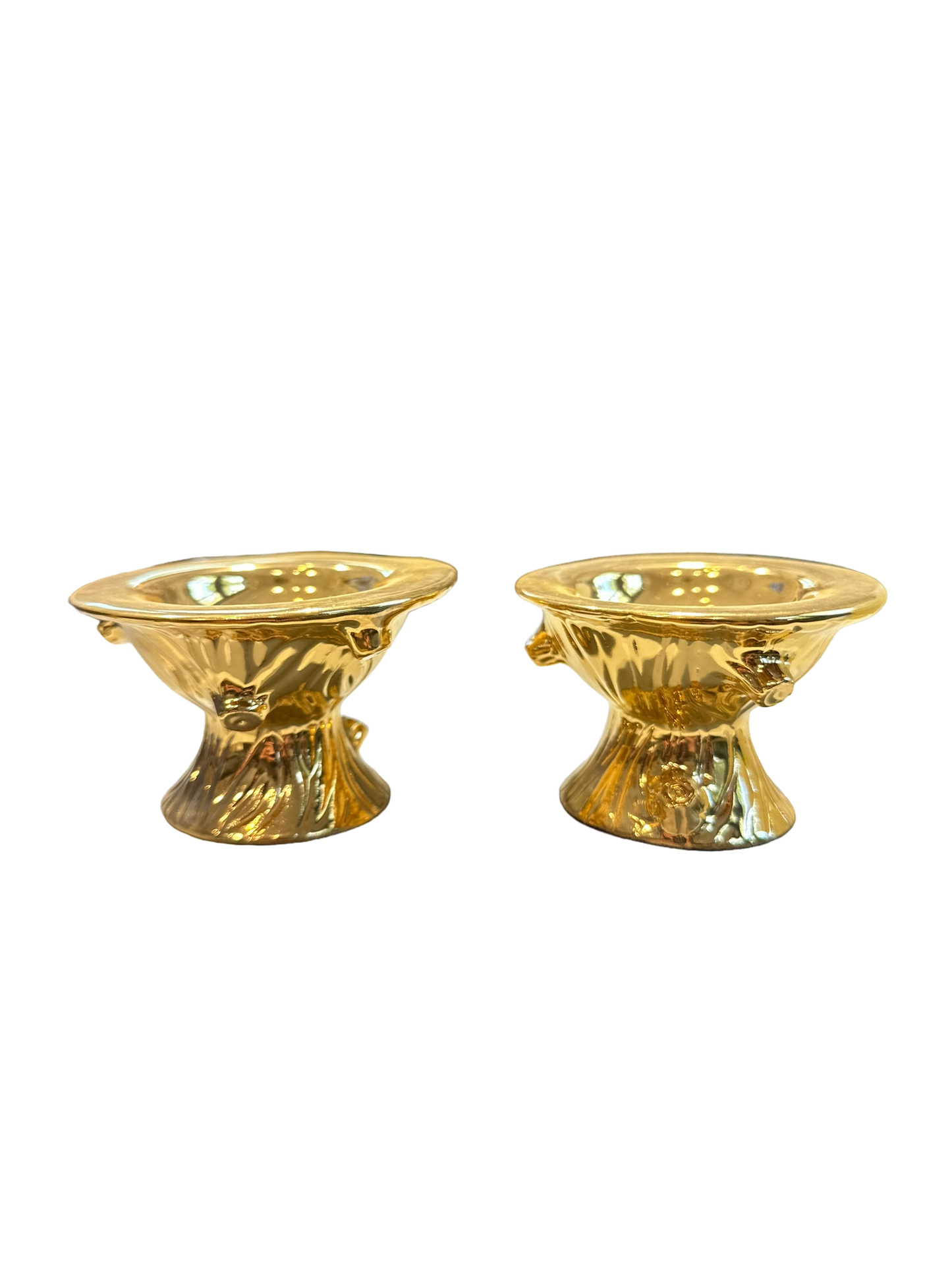 Salt Cellar in Gold Luster