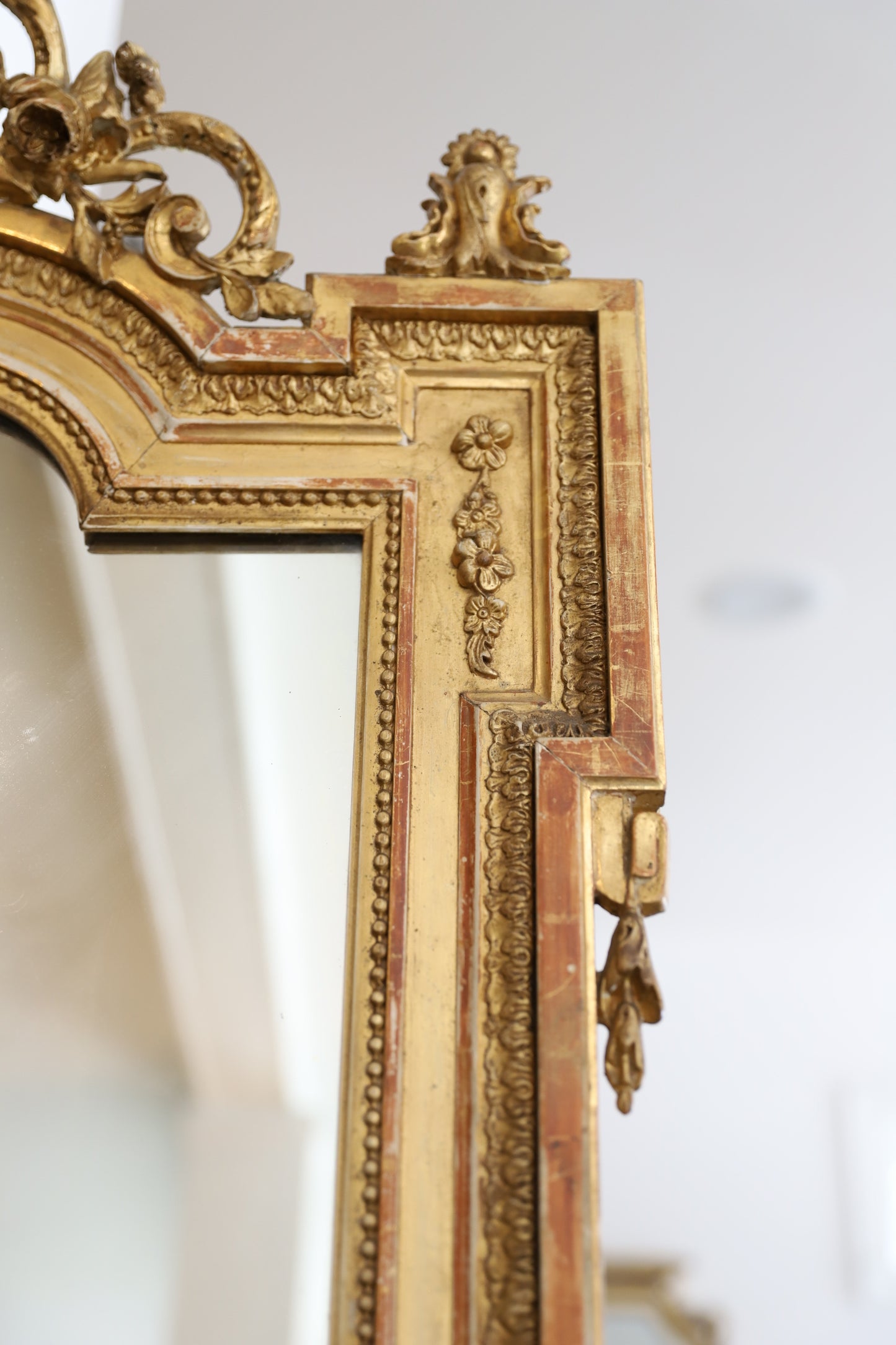 Louis XVI Mirror with Crest Cartouche