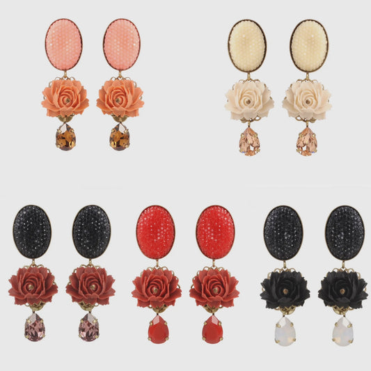 Simple Cameo Earring