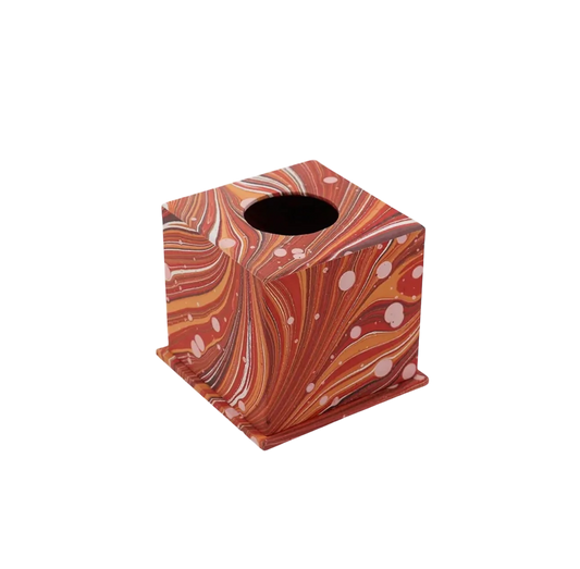 Marbled Paper Tissue Boxes