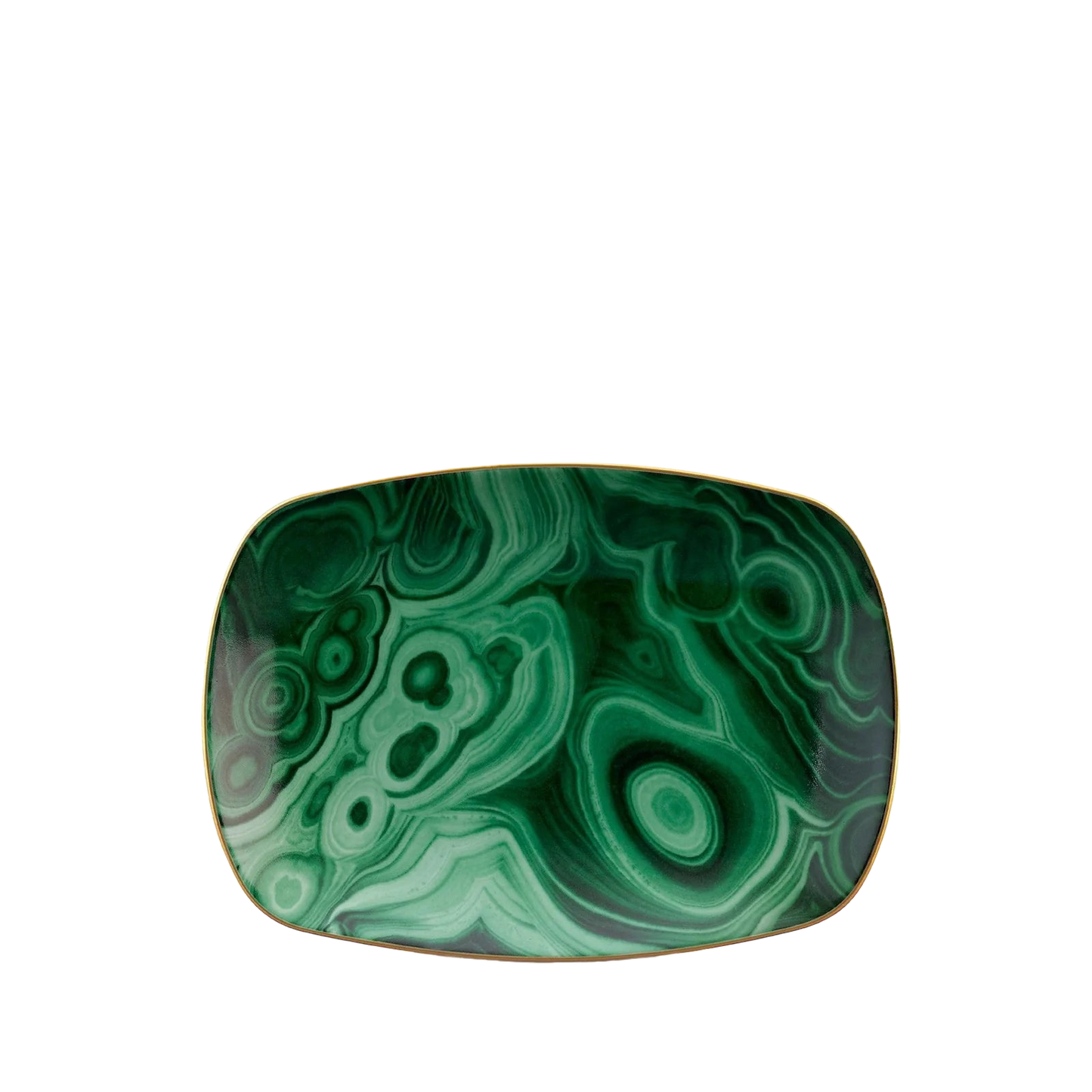 Malachite Rectangular Tray