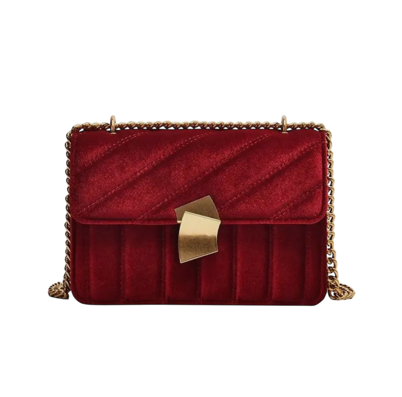 Velvet Toggle Handbag