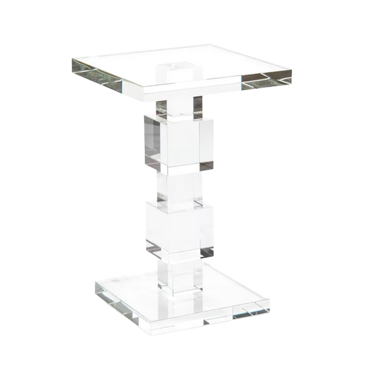 Crystal Block End Table