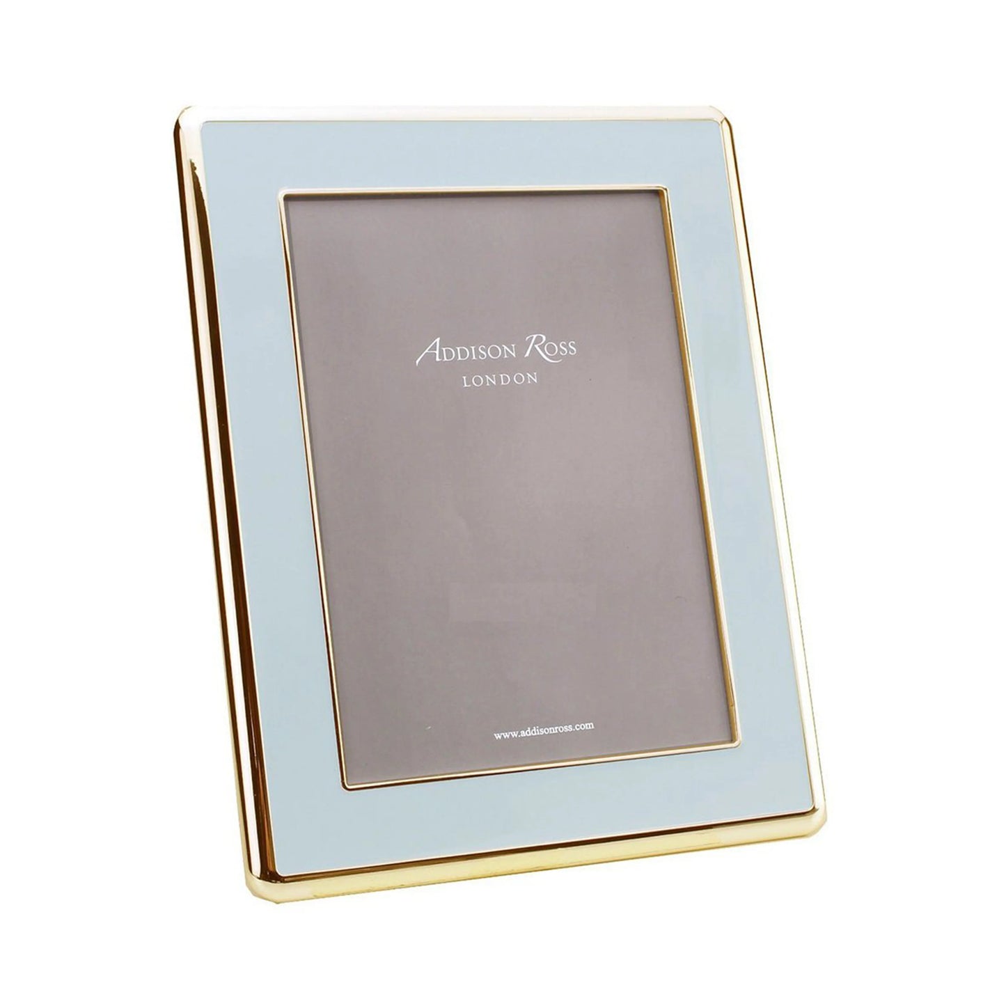 Enamel & Large Gold Trim Photo Frame