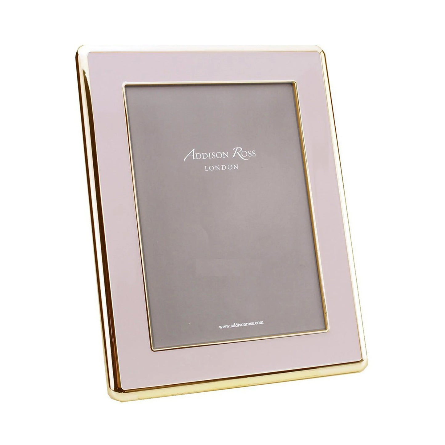 Enamel & Large Gold Trim Photo Frame