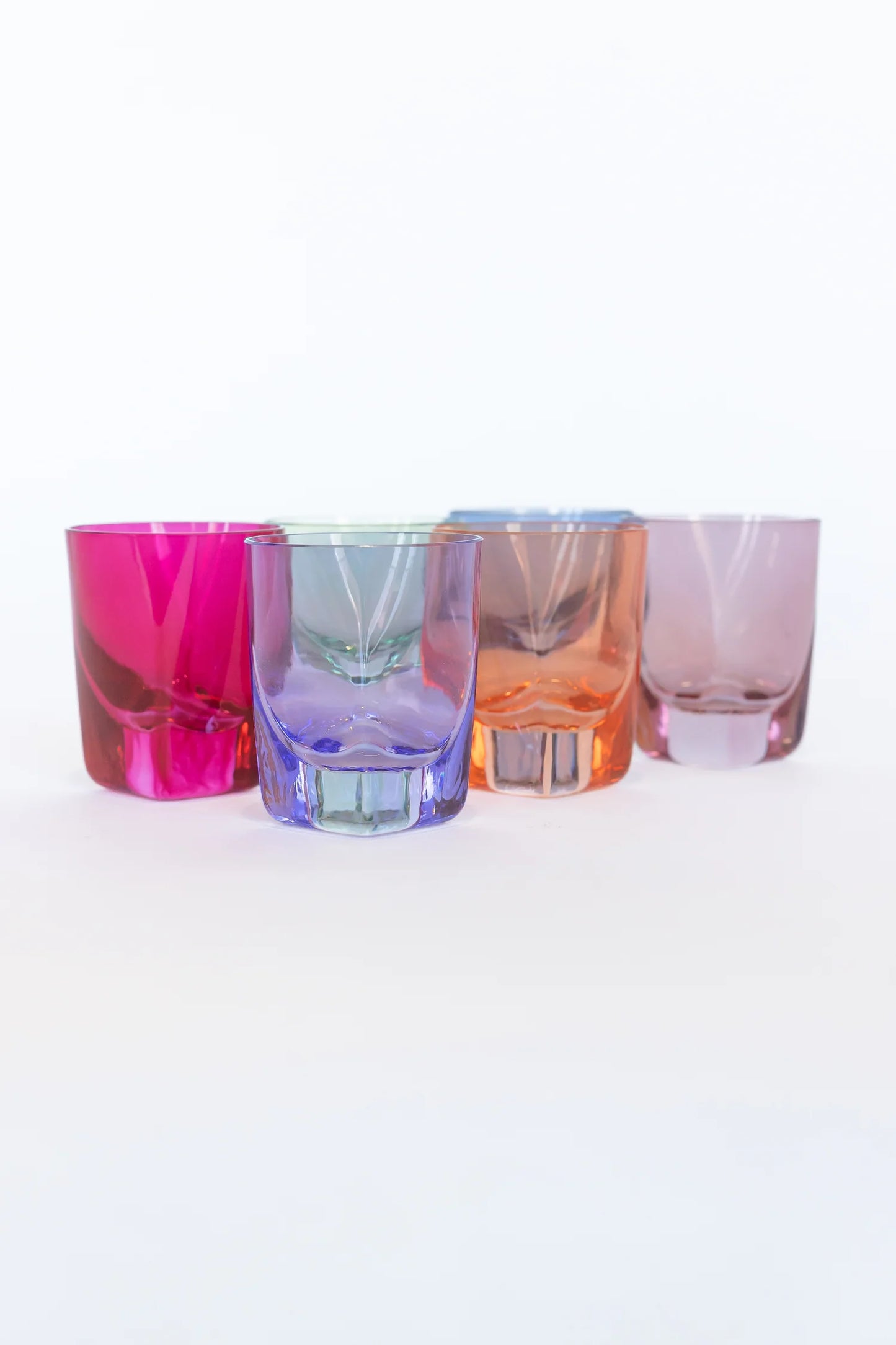 Estelle Colored Shot Glasses - Set of 6
