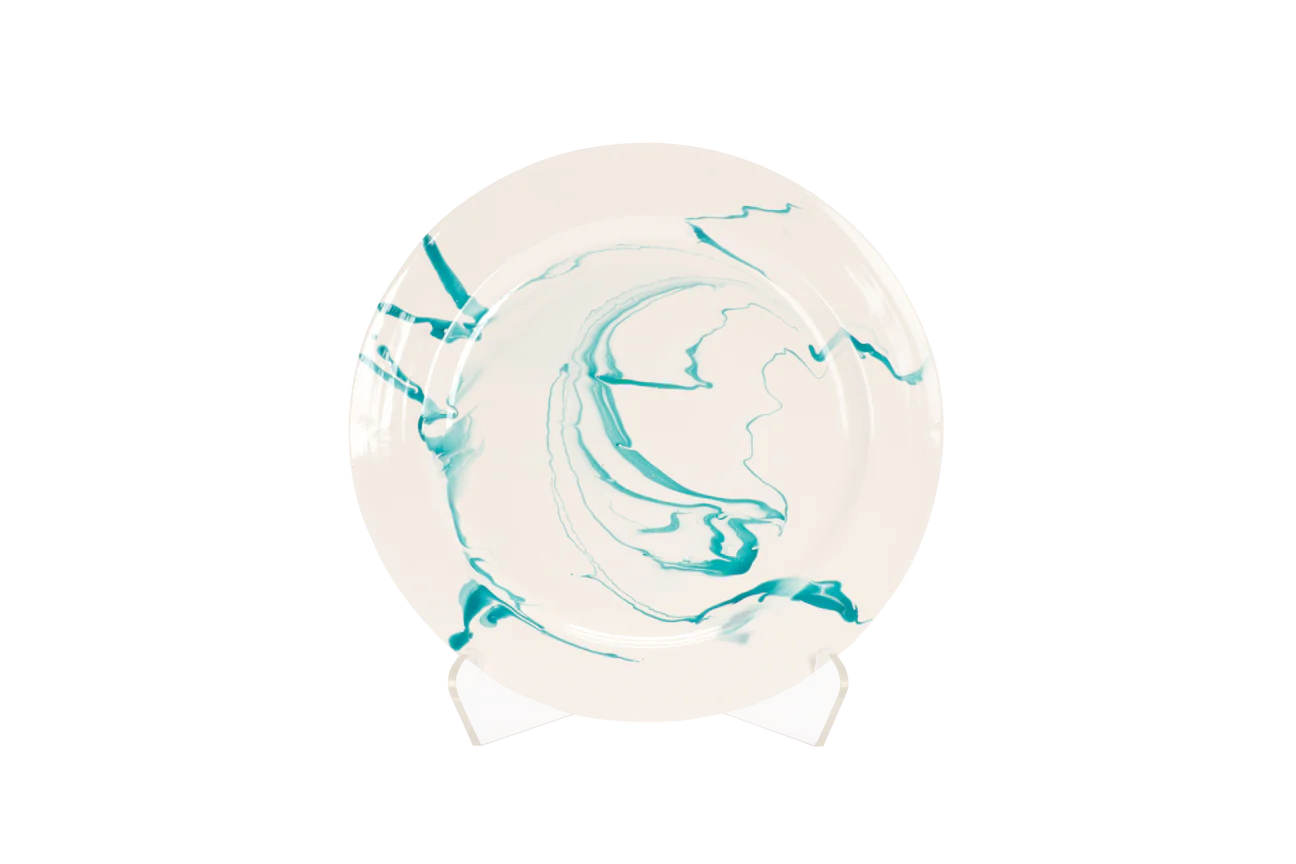 Turquoise Marble Charger