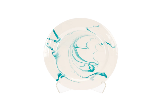 Turquoise Marble Charger