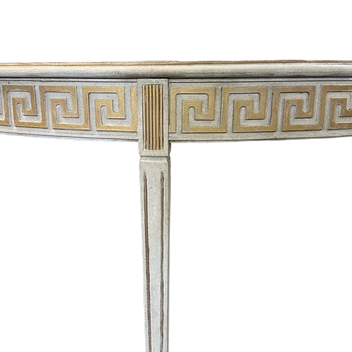 Scandinavian Greek Key Dining Table