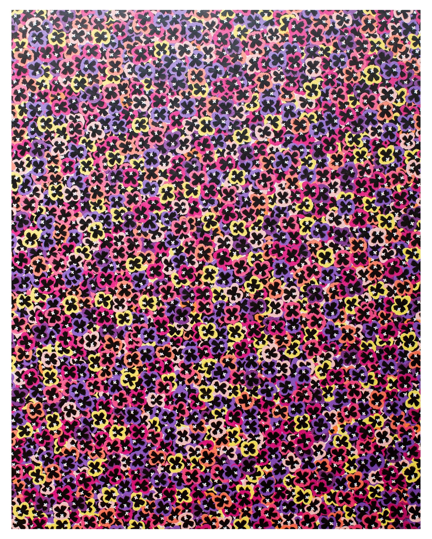 Scott Sanders Pansies 48x60