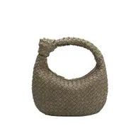 Devin Woven Vegan Leather Tote